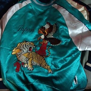 Standard issue embroidered bomber jacket